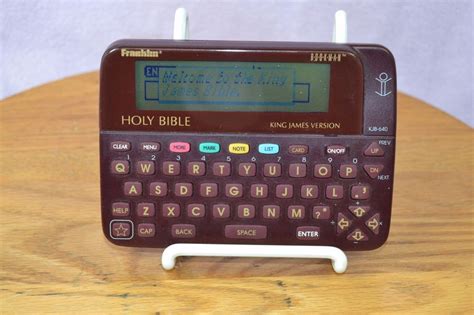 franklin bookman electronic bible.